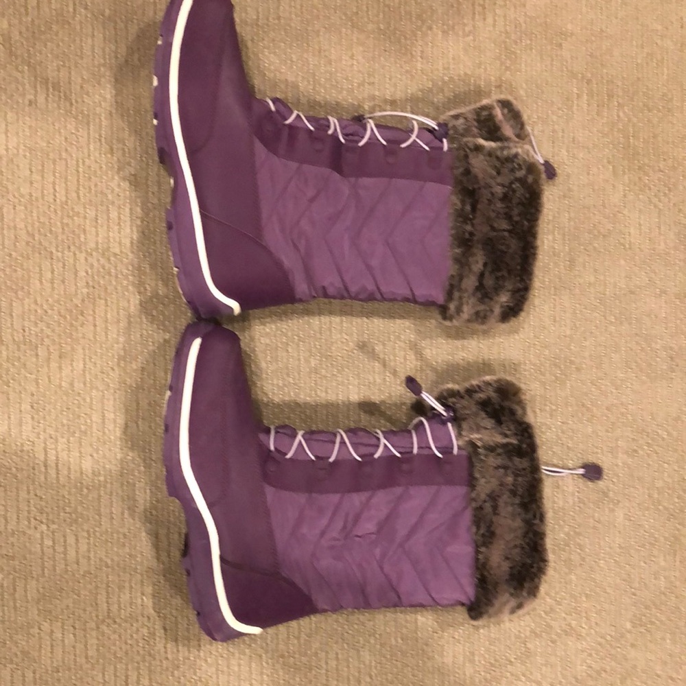 Lands End Purple Winter Boots